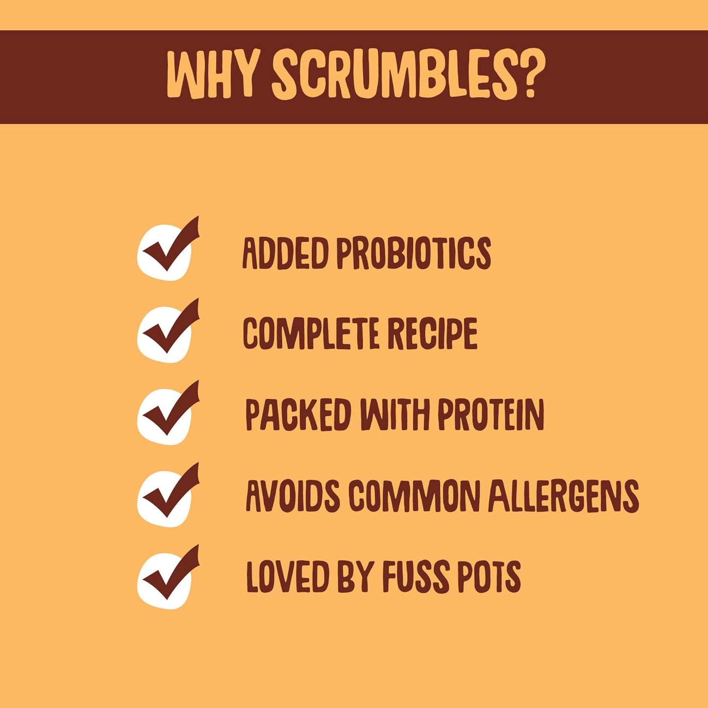 Scrumbles Adult and Senior Cats Dry Food, 750g