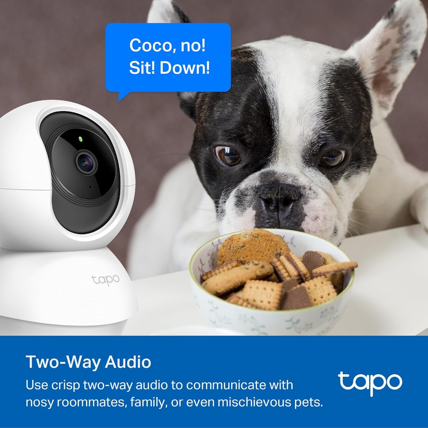 TP-Link Tapo 2K Pan/Tilt Security Camera (C210P2) – 2 Pack