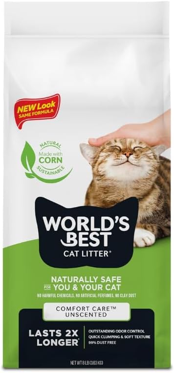 World's Best Cat Litter 28lb Original Comfort Care Unscented, 12.7 kg