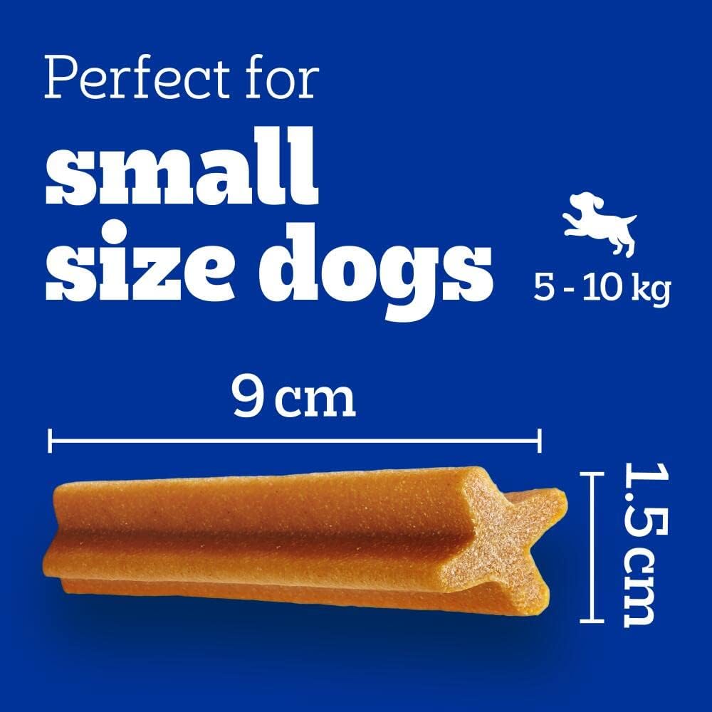 Pedigree DentaStix, Functional Snacks, Daily Dental Chews for Small Dogs (5 -10 kg), Megapack of 16 x 7 (112 Sticks)