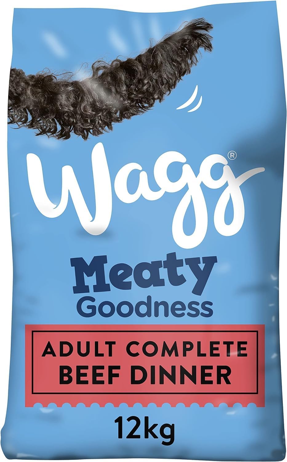 Wagg Meaty Goodness Complete Dry Adult Dog Food Beef Dinner 12kg - Meaty Ingredients Come 1st