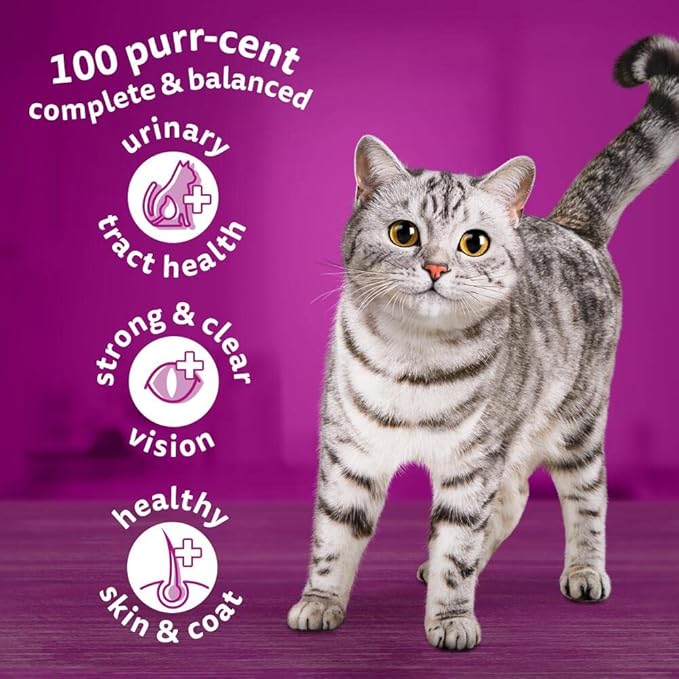 Whiskas 1+ Adult Dry Cat Food | Chicken | 7kg Bulk Bag