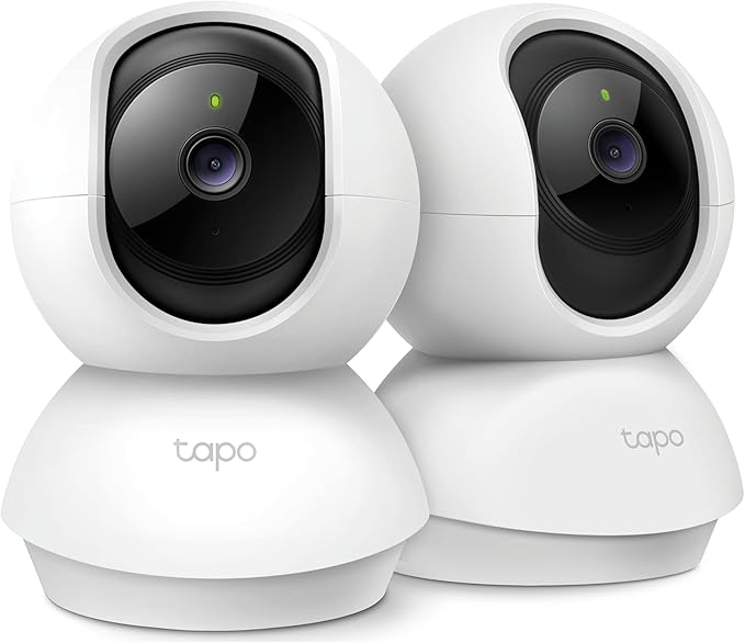 TP-Link Tapo 2K Pan/Tilt Security Camera (C210P2) – 2 Pack
