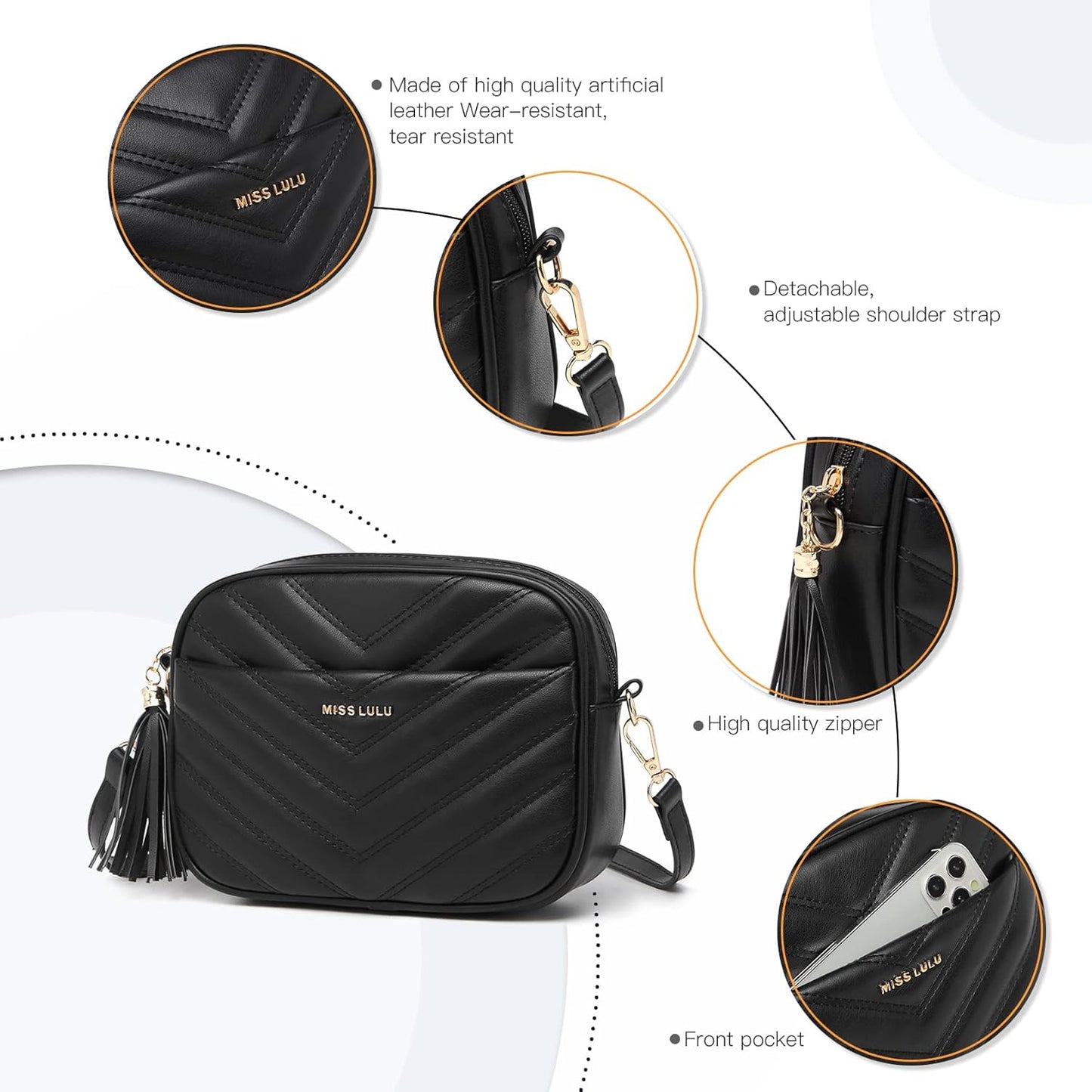 Miss Lulu Small Cross Body Bags