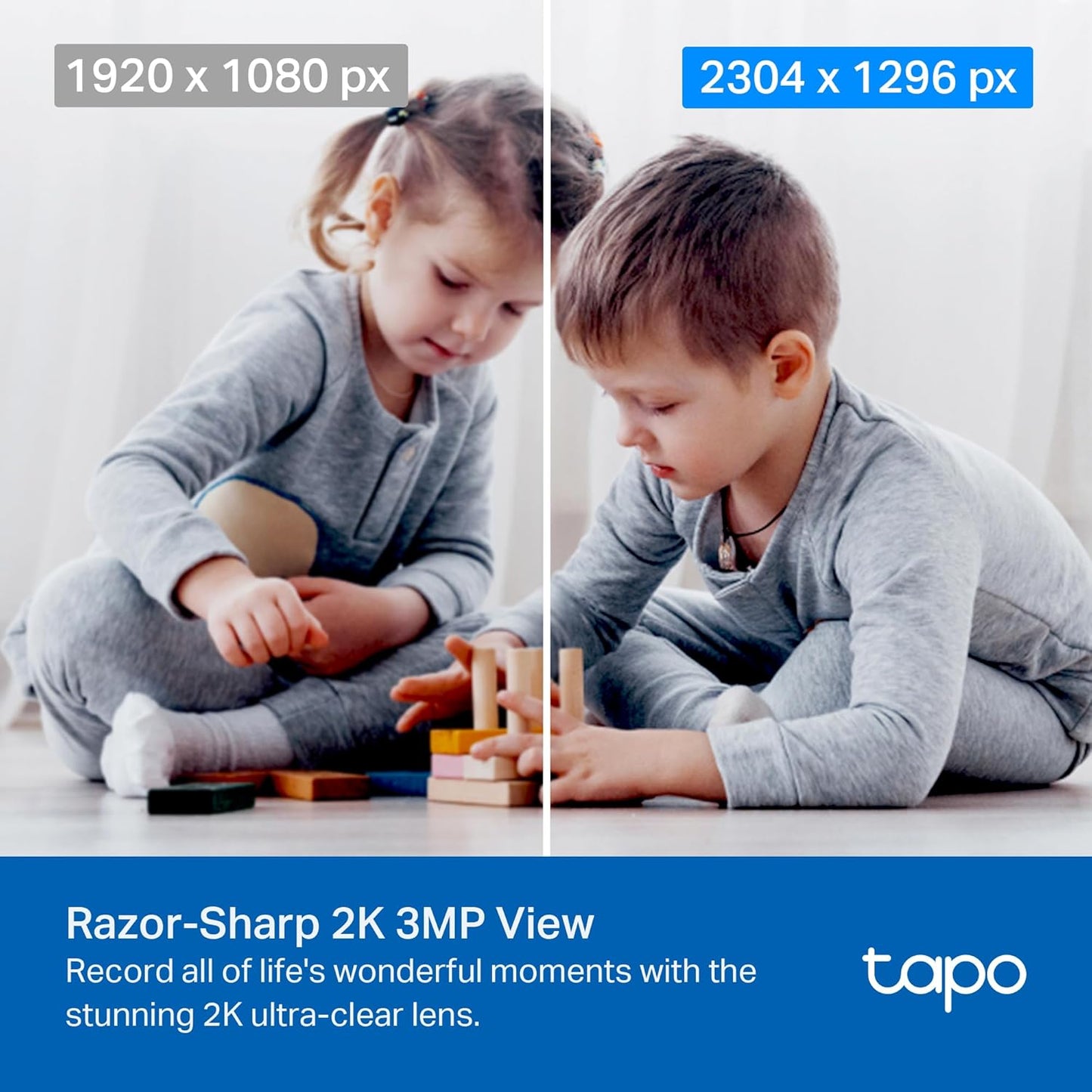 TP-Link Tapo 2K Pan/Tilt Security Camera (C210P2) – 2 Pack