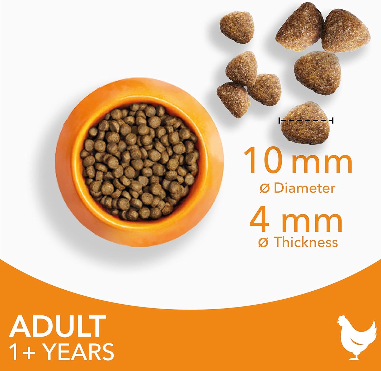 IAMS Adult Complete Dry Cat Food Chicken 3kg - Supports Strong Immune System